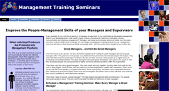 Desktop Screenshot of management-training-seminars.com