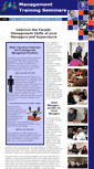 Mobile Screenshot of management-training-seminars.com