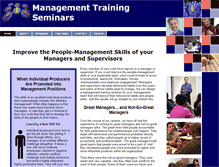 Tablet Screenshot of management-training-seminars.com